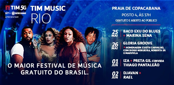 TIM Music Rio – Posto 4 na Praia de Copacabana