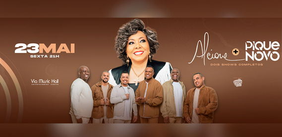 Alcione + Pique Novo – Via Music Hall