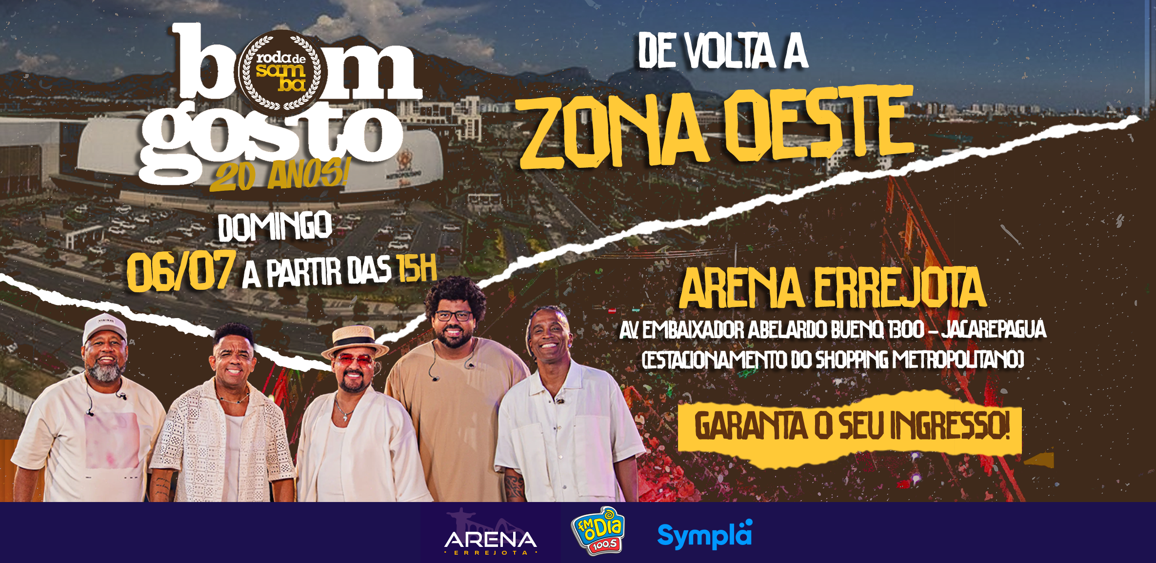 Roda de Samba do Bom Gosto – Arena Errejota