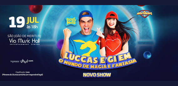 Luccas Neto e Gi – O Mundo de Magia e Fantasia na Via Music