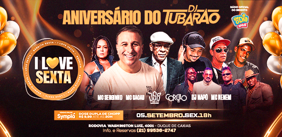 Aniversário do DJ Tubarão – Bendito Lounge em Caxias