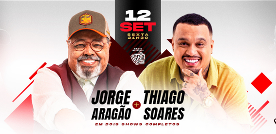 Jorge Aragão + Thiago Soares – Espaço Hall