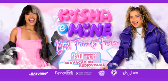 Gravação Audiovisual Kysha e Mine – Espaço Hall