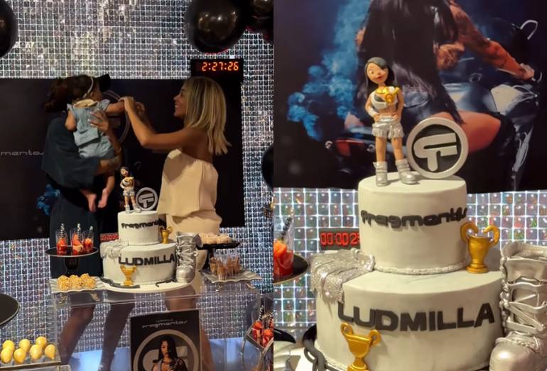 Ludmilla recebe surpresa de Brunna Gonçalves pelo 1º mês de “Fragmentos”