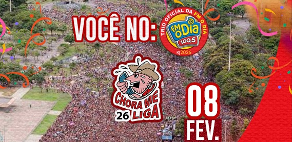 Trio FM O Dia no Bloco Chora Me Liga – Aterro do Flamengo