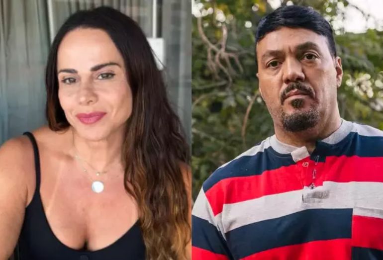 Belo reage a coro de “volta” com Viviane Araújo