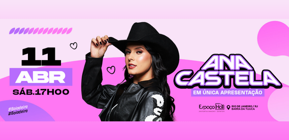 Ana Castela – Espaço Hall