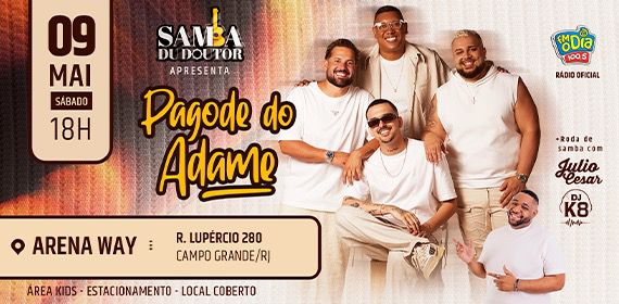 Samba Du Dr com Pagode do Adama – Arena Way em Campo Grande