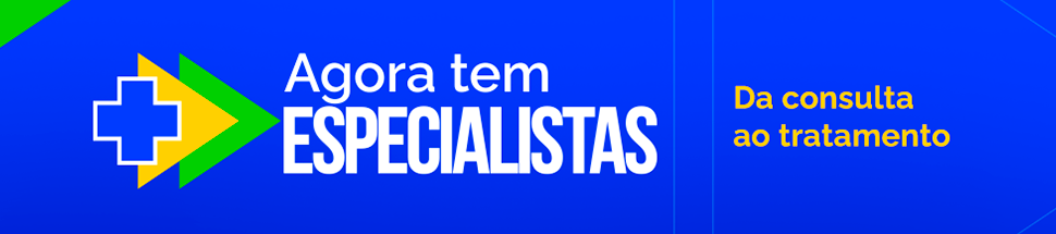 Agora tem especialista