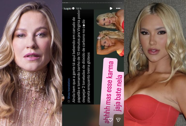 Luana Piovani detona Virginia Fonseca por voos de jatinho: “Esse karma já já bate nela”