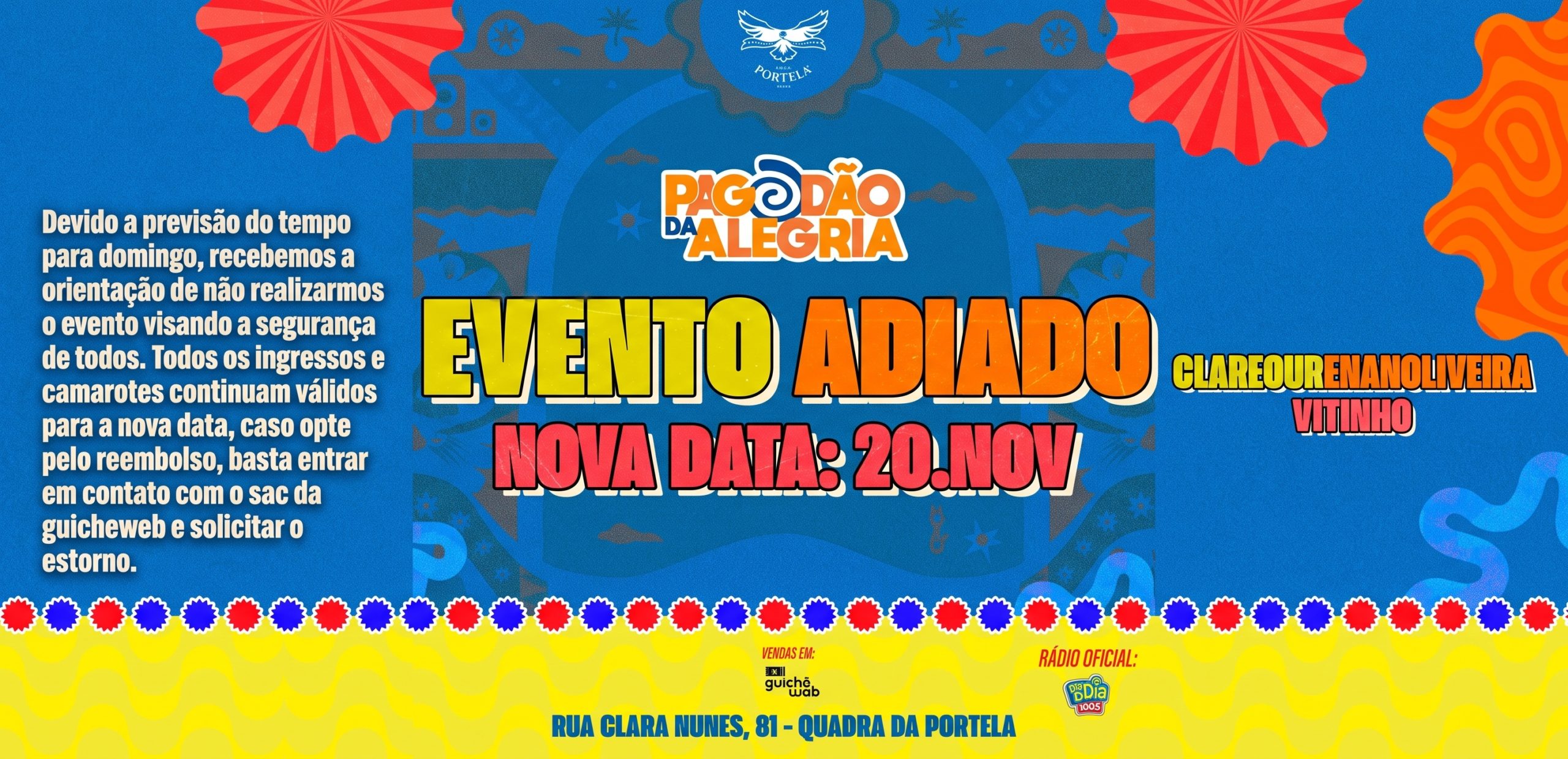 Pagodão da Alegria – Quadra da Portela