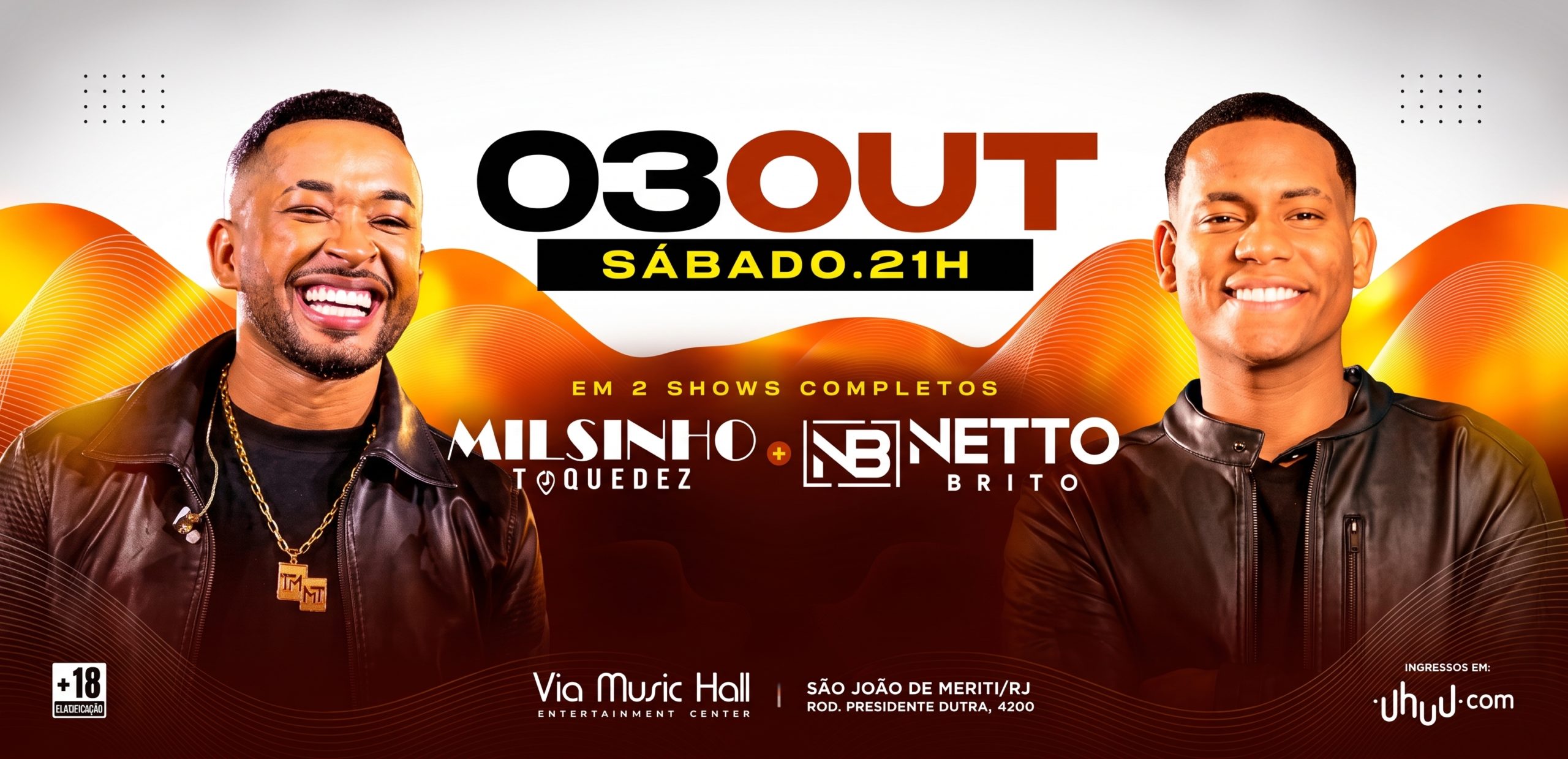 Milsinho Toque Dez + Netto Brito – Via Music Hall
