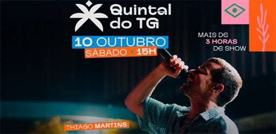 Quintal do TG com Thiago Martins – Arena Errejota no Shopping Metropolitano